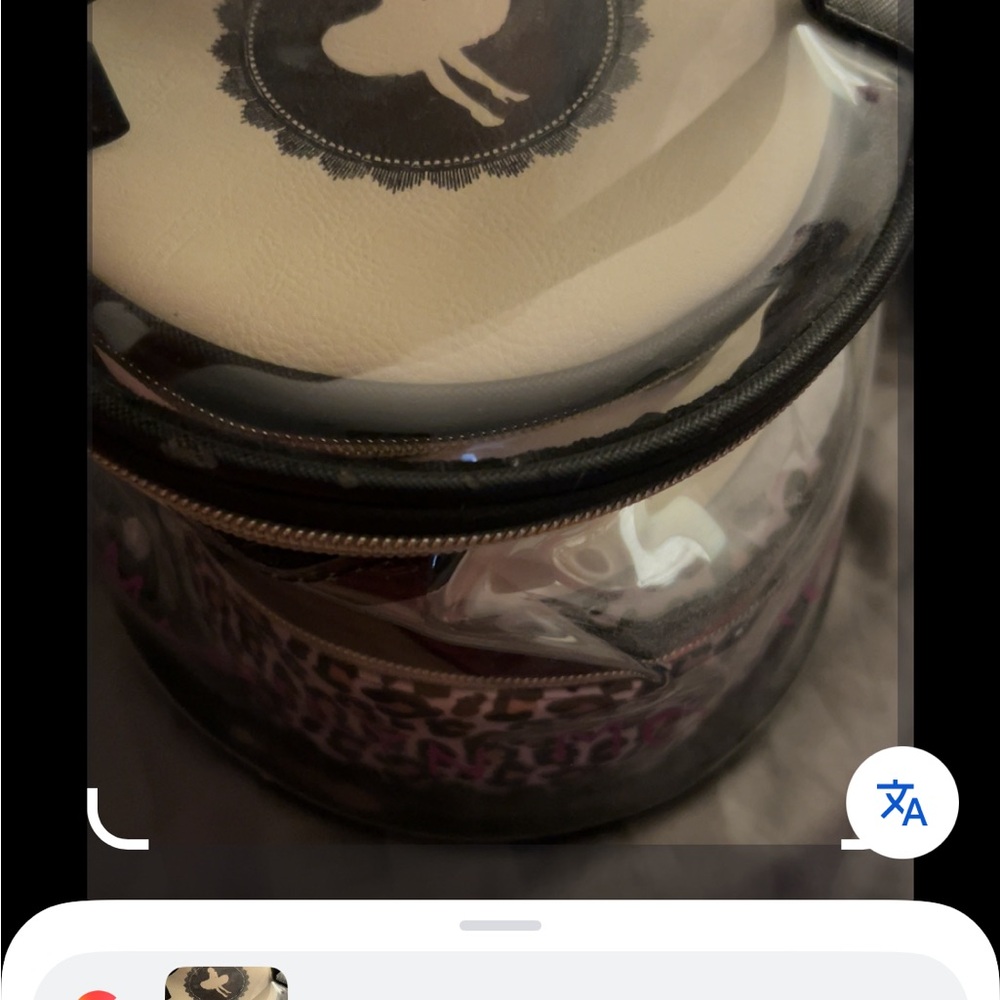 3 Marilyn Monroe Makeup bags Clear, Cheetah & White